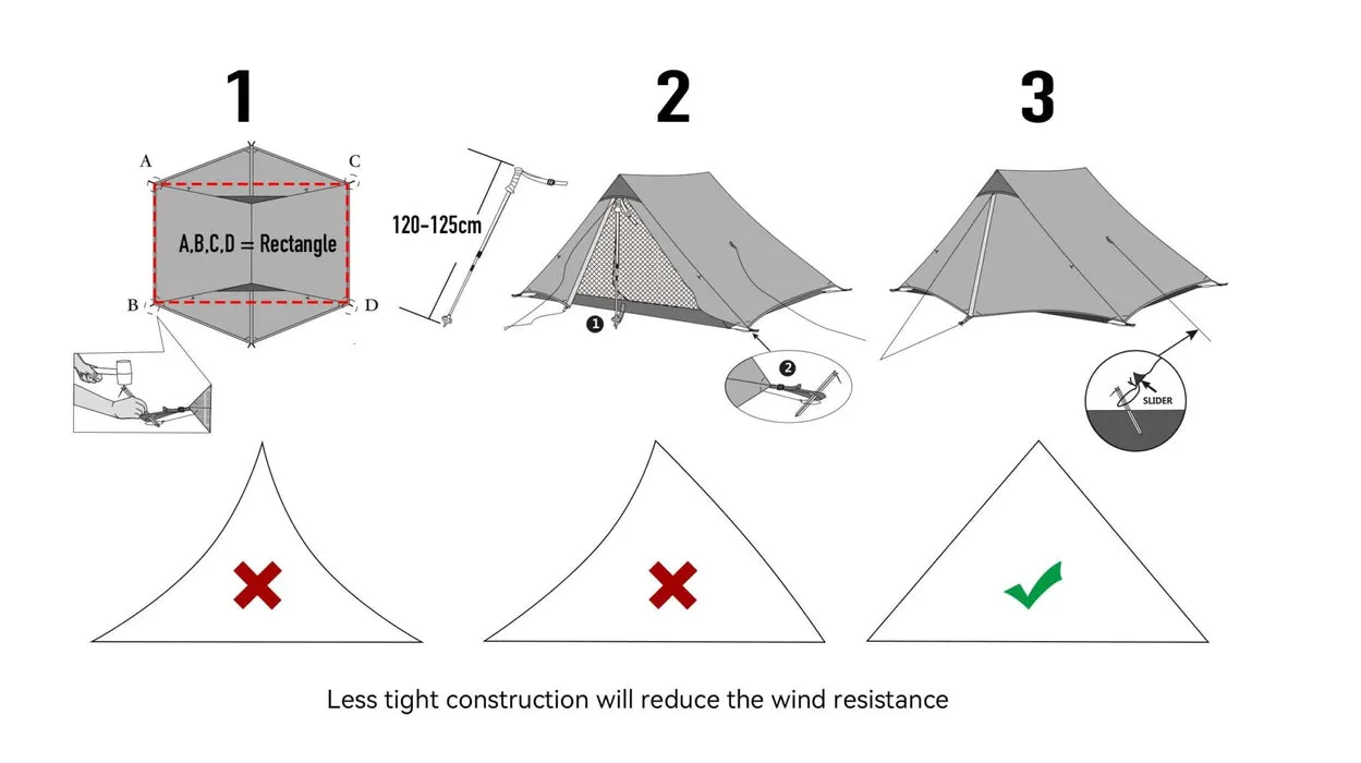 3F UL LanShan 2 Pro Ultralight Tent (3 Season)