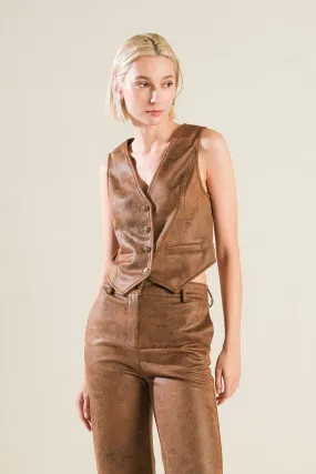 A GIFT FROM LOVE LEATHER VEST