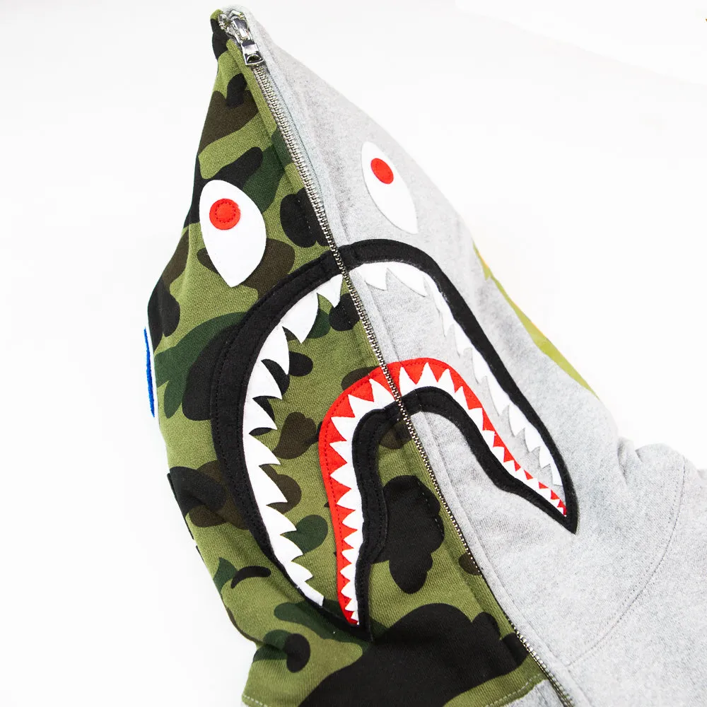 ABC Shark Full Zip Hoodie (Grey)