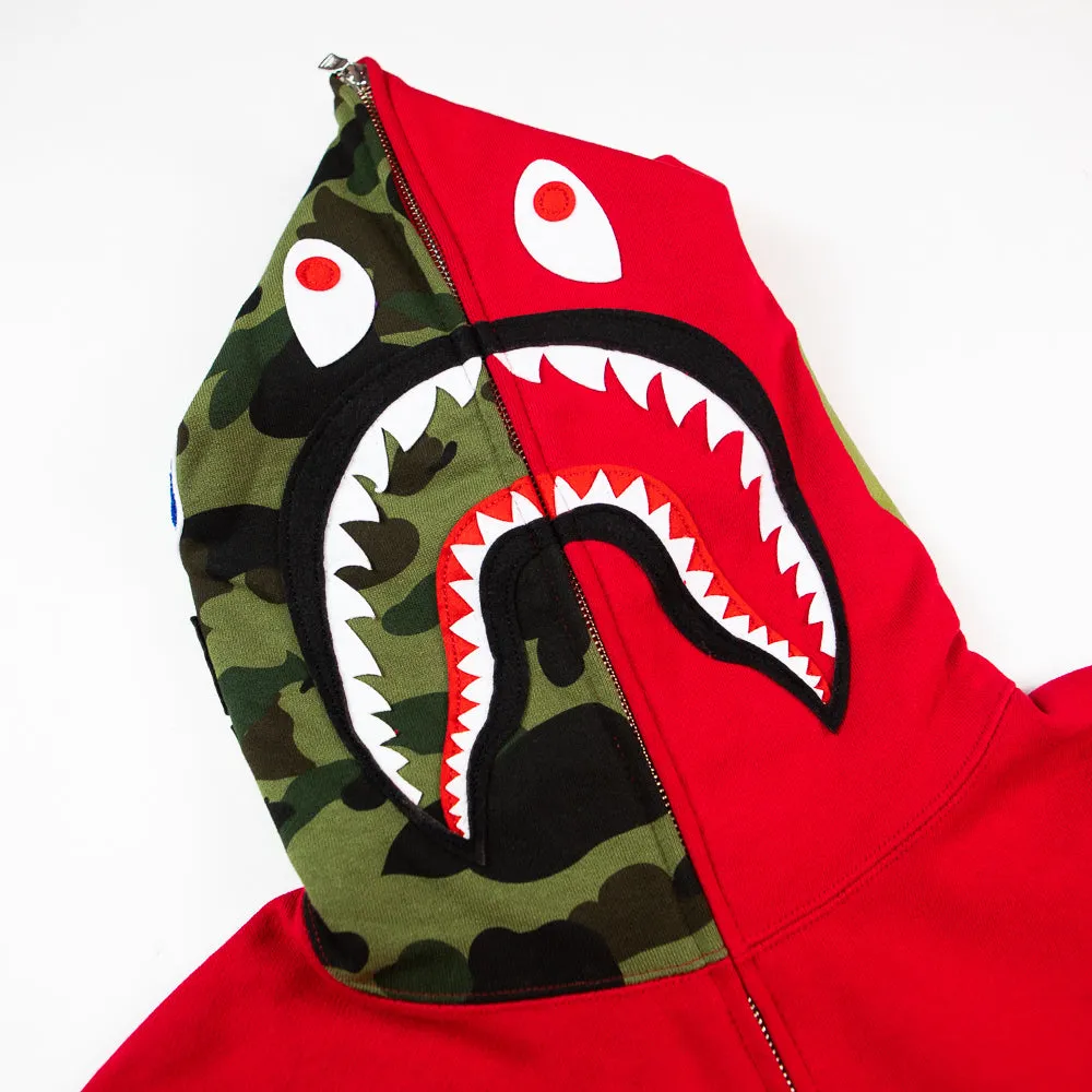 ABC Shark Full Zip Hoodie (Red)