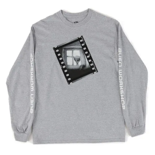 Alien Workshop Skateboards Longsleeve Shirt Visitor Evidence Heather Grey