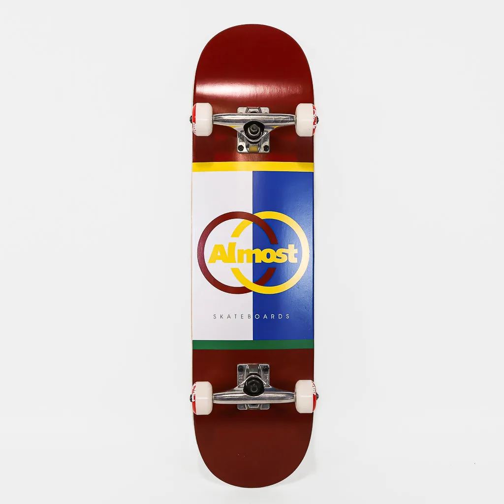 Almost Skateboards - 8.125 Ivy League First Push Complete Skateboard - Burgundy