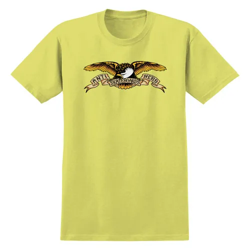 Anti Hero Skateboards Shirt Eagle Cornsilk