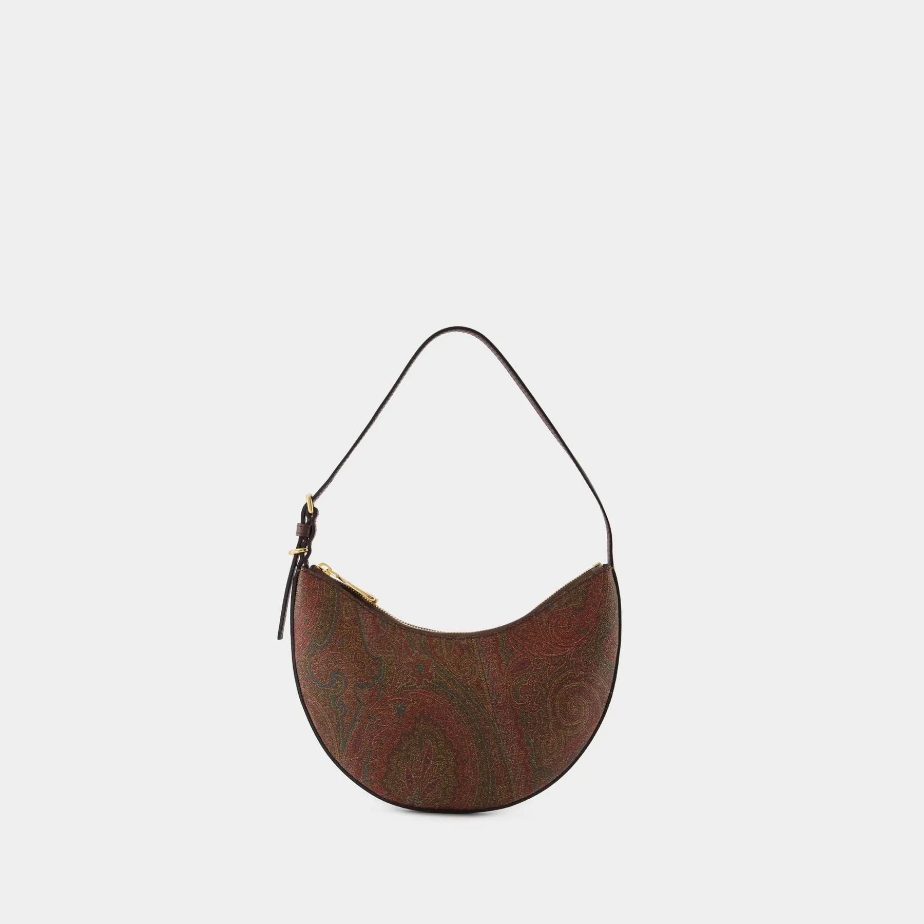 Arnique Shoulder Bag - Etro - Leather - Brown