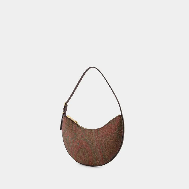 Arnique Shoulder Bag - Etro - Leather - Brown