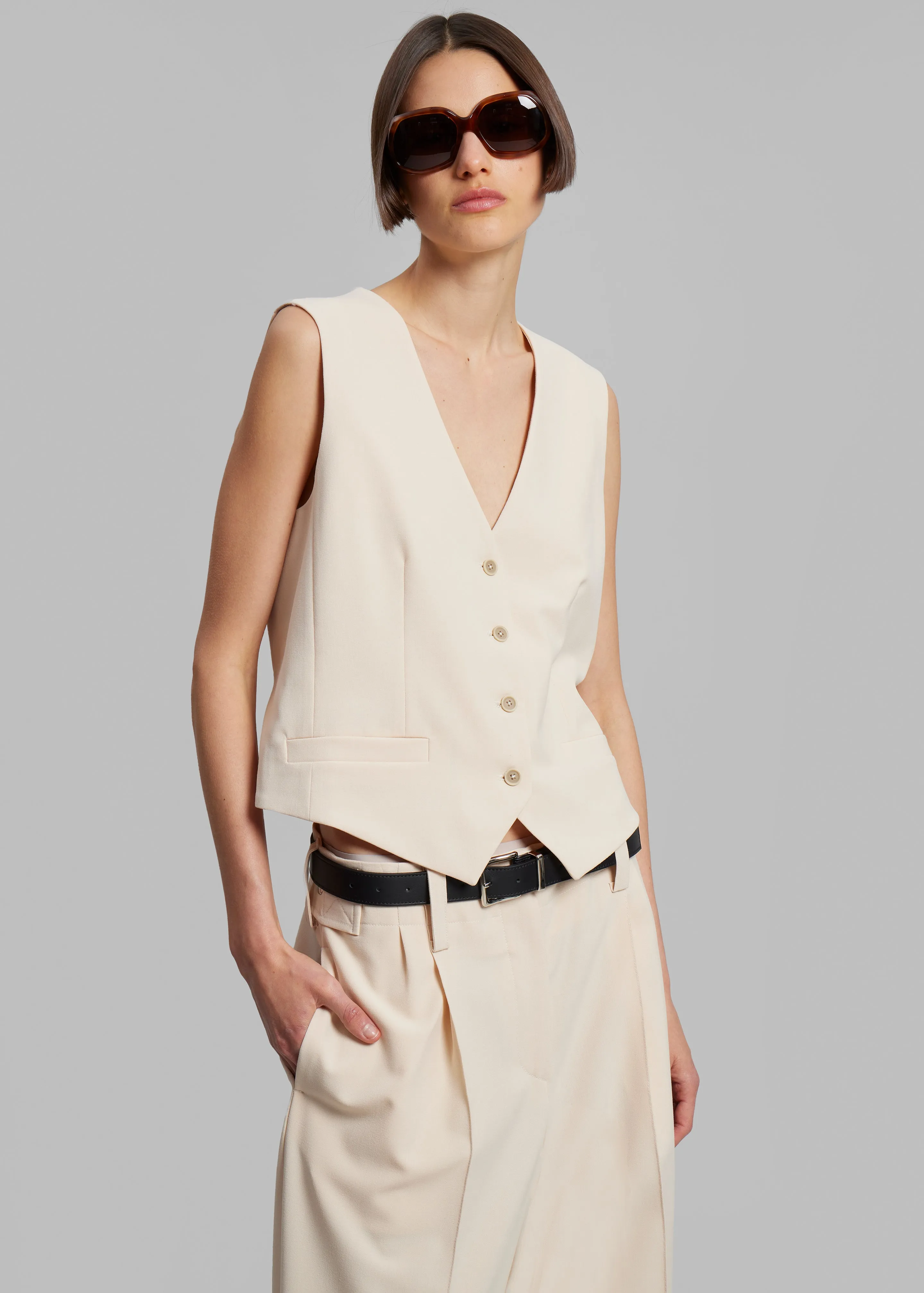 Beaufille Duna Vest - Parchment