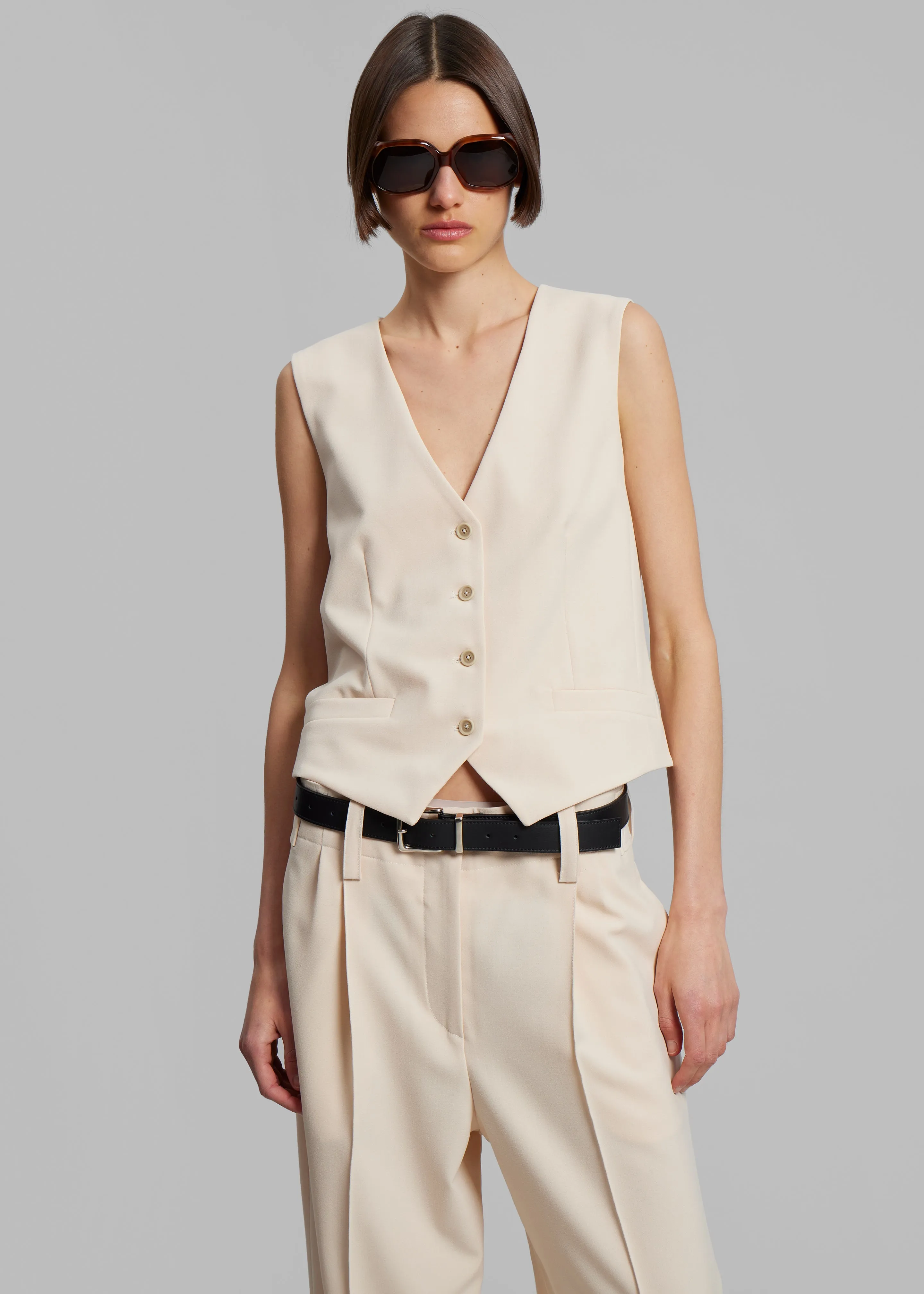 Beaufille Duna Vest - Parchment