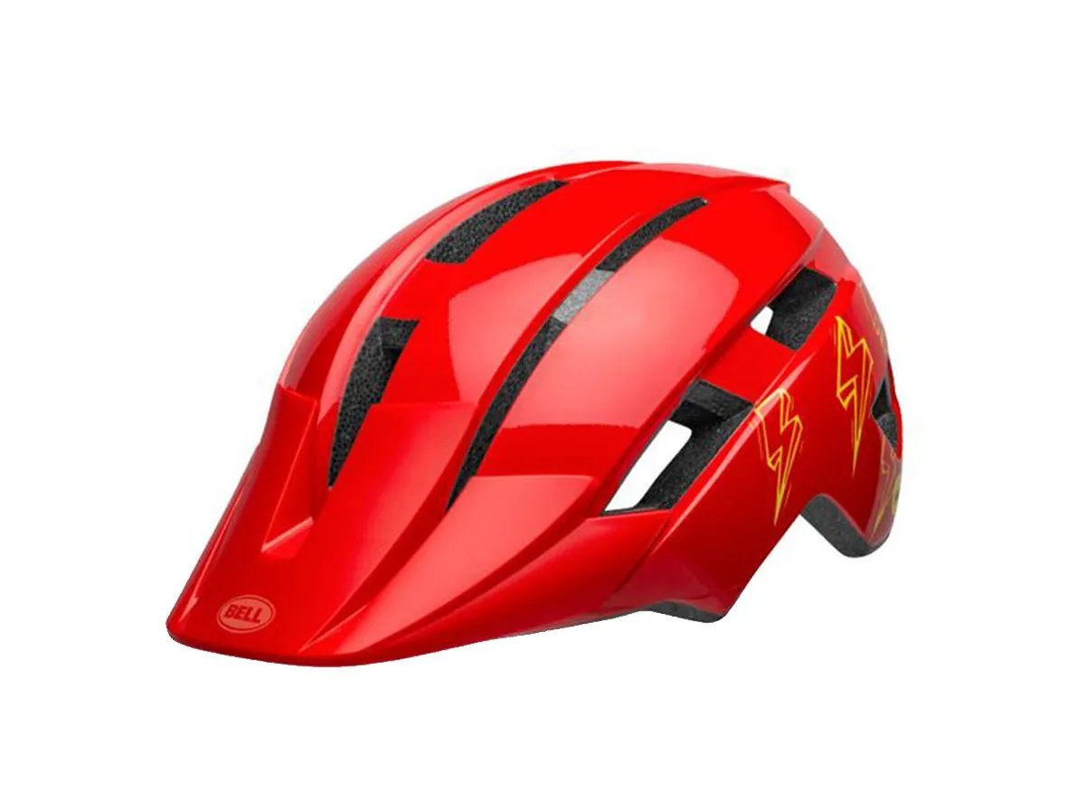 Bell Sidetrack II MTB Helmet - Child - Red Bolts