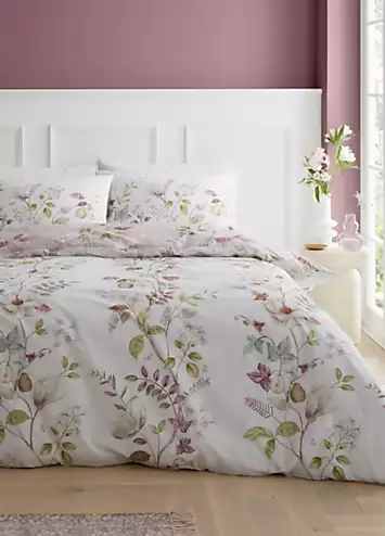 Bianca Francesca Floral 100% Cotton 200 Thread Count Duvet Cover Set | Kaleidoscope