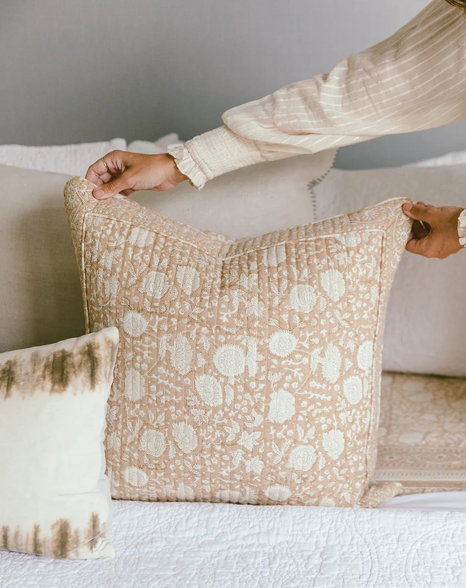 Block Print Sham Pillow Set | Clemente