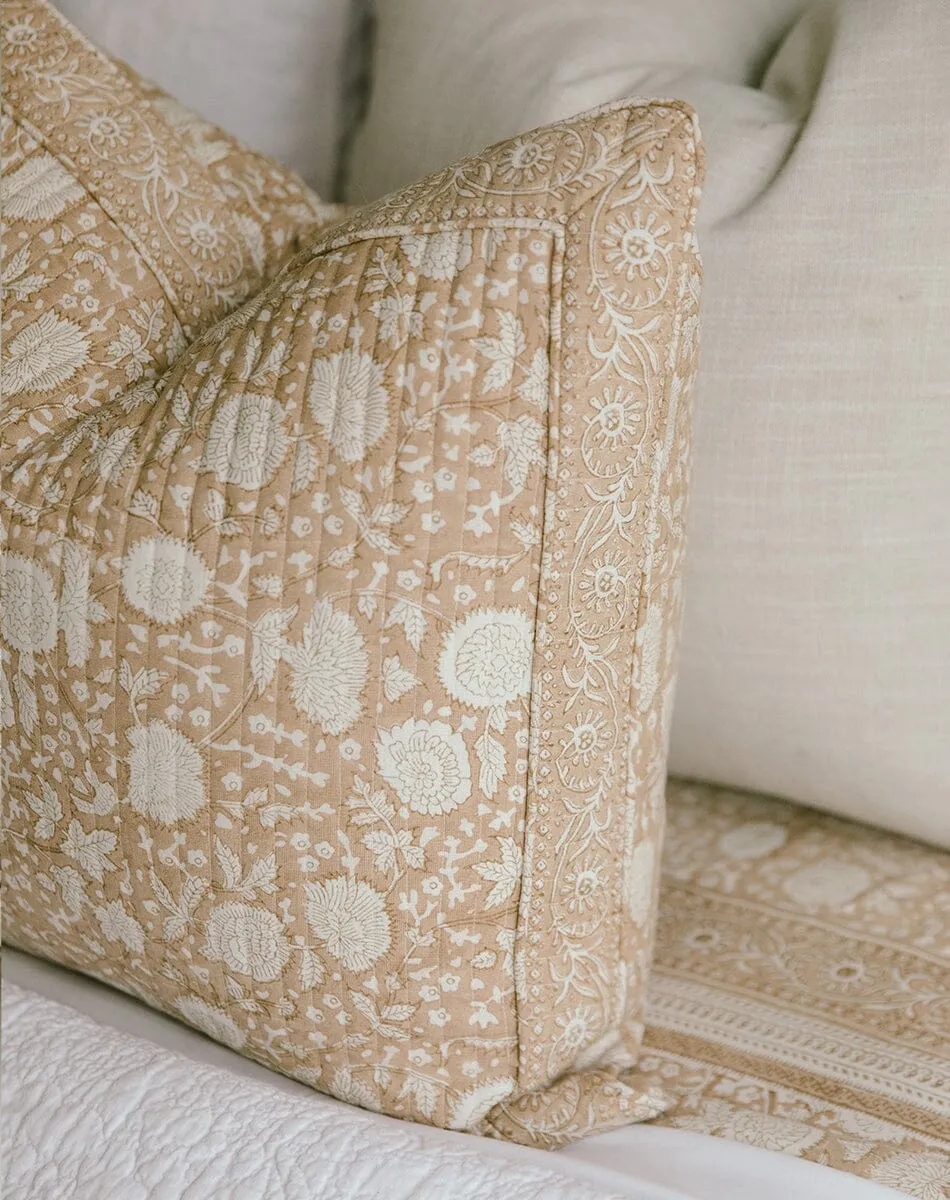 Block Print Sham Pillow Set | Clemente