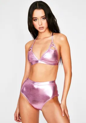 Candy Magic Metallic Bikini Set-