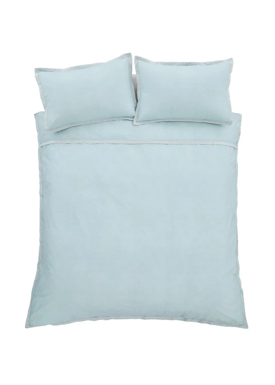 Catherine Lansfield Oslo Textured Trim Duvet Cover