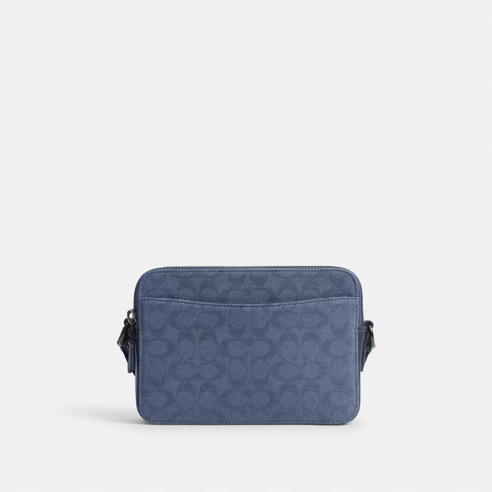 CHARTER CROSSBODY BAG 24 IN SIGNATURE CANVAS JACQUARD