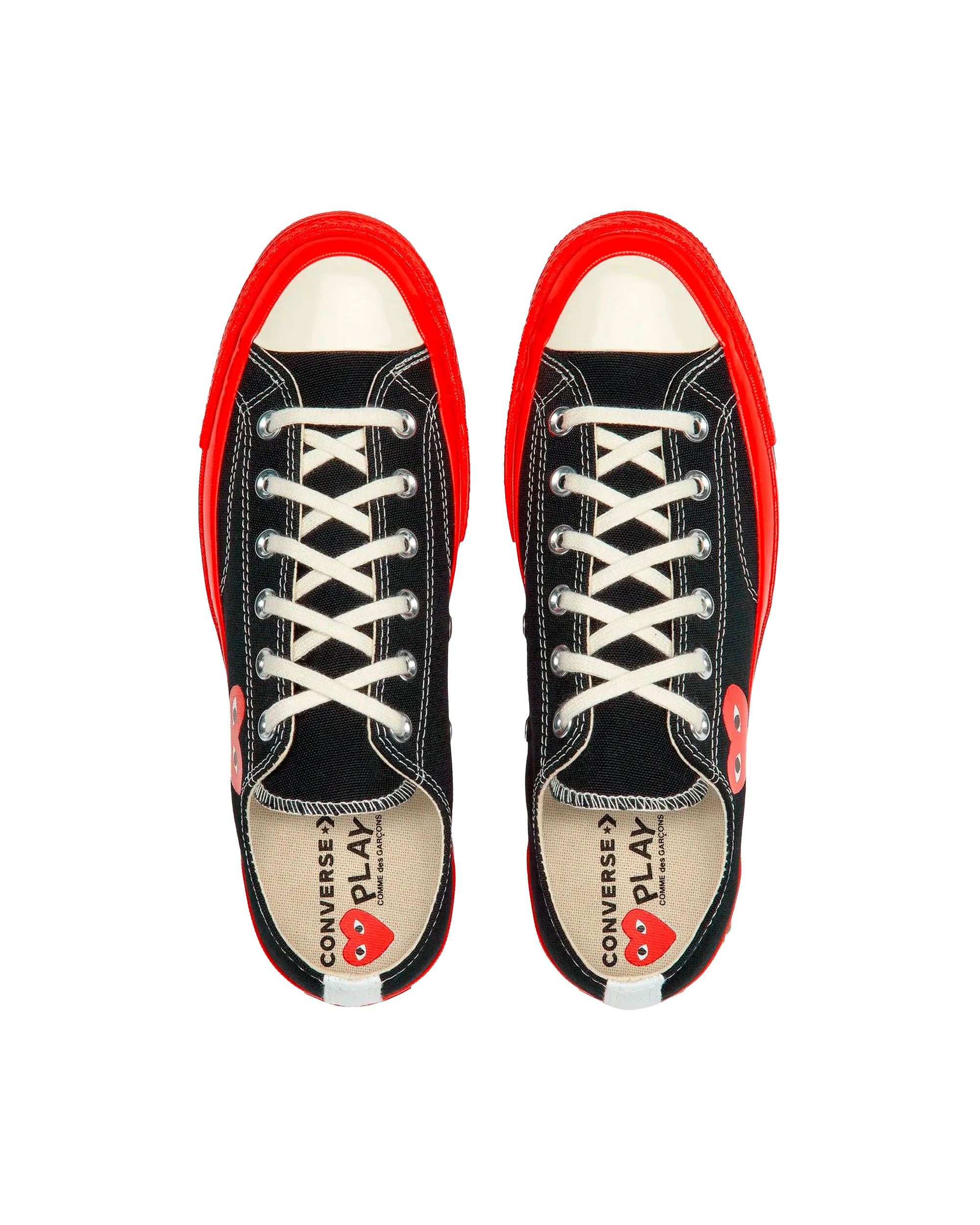 CHUCK TAYLOR RED SOLE LOW TOP