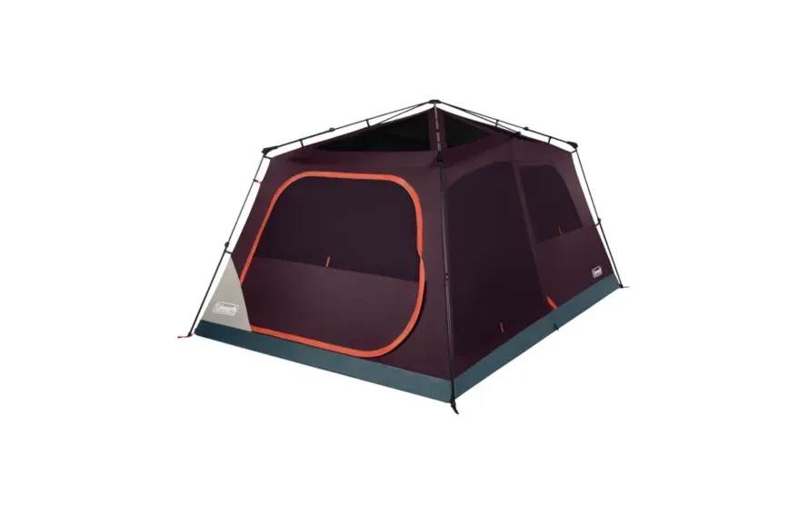 Coleman Skylodge 10-Person Instant Camping Tent, Blackberry