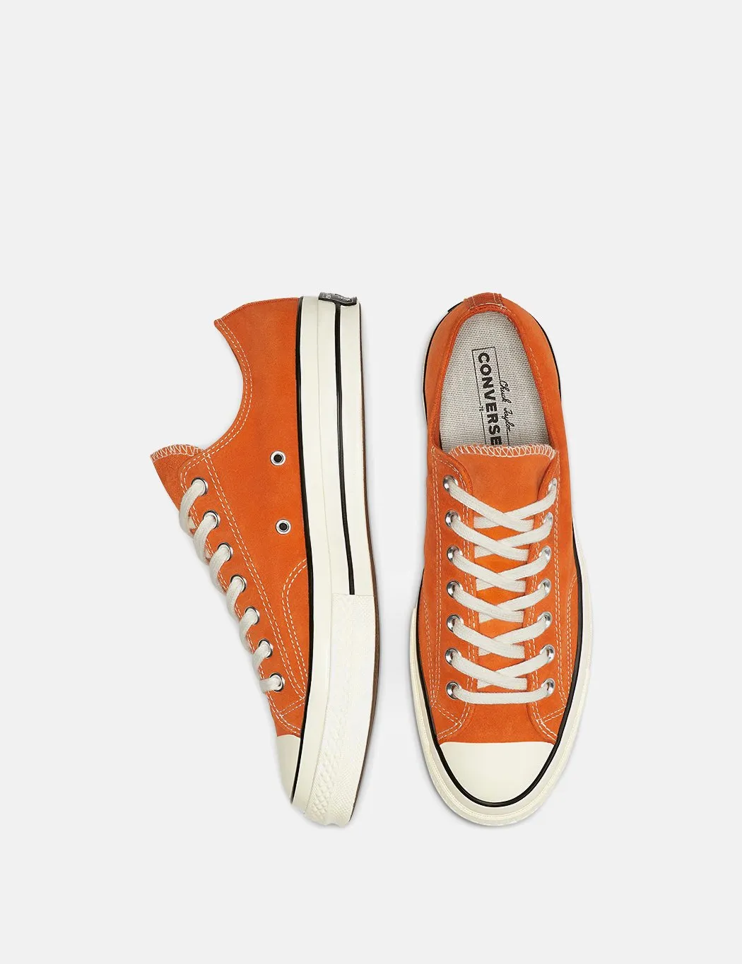 Converse 70's Chuck Taylor Low 166217C (Suede) - Campfire Orange/Black/Egret