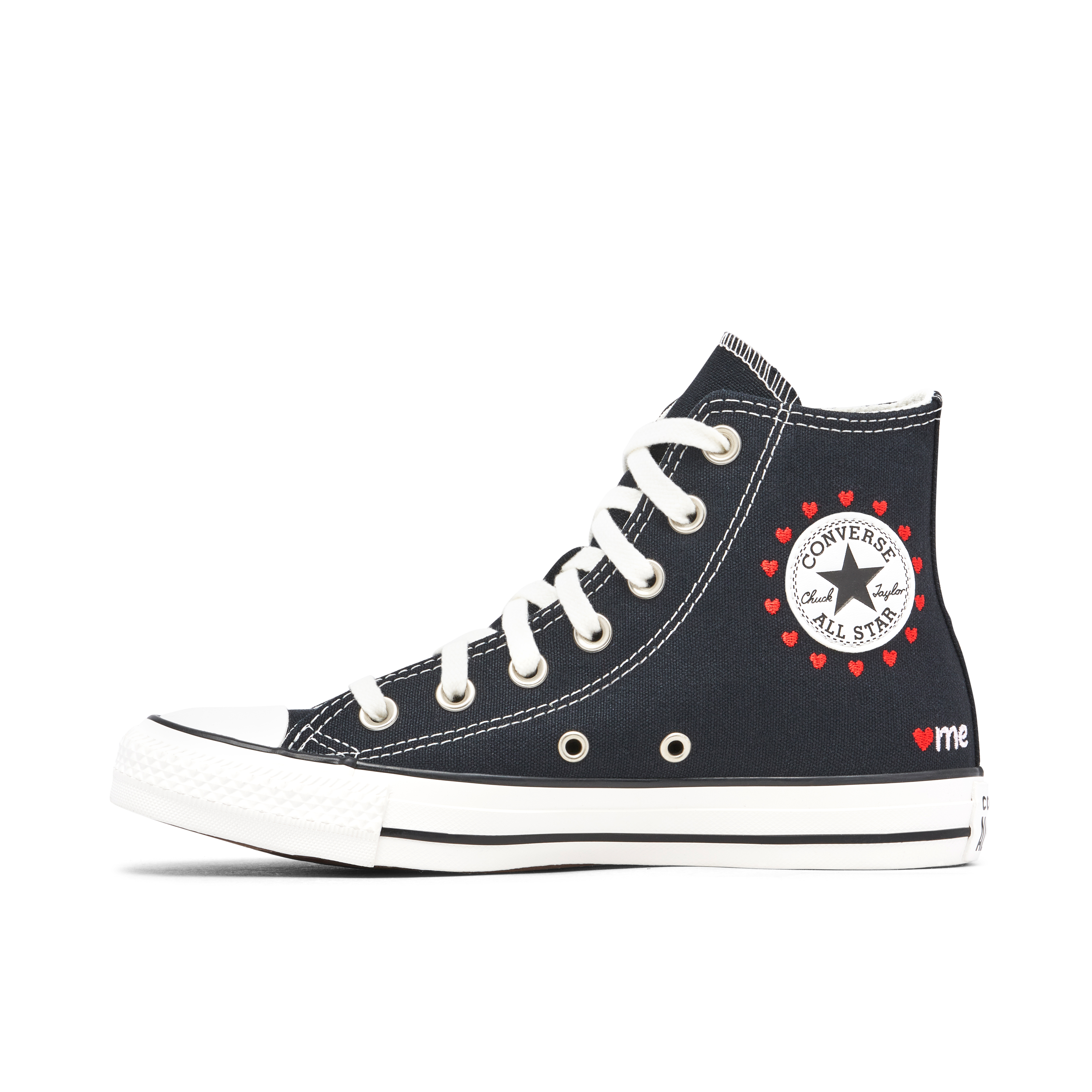 Converse Chuck Taylor All-Star Embroidered Hearts Womens | A01602F/A01602C | Laced