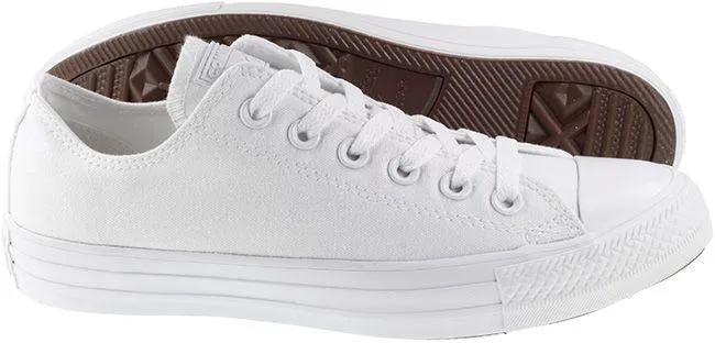 Converse Womens Chuck Taylor All Star Ox Canvas White Monochrome