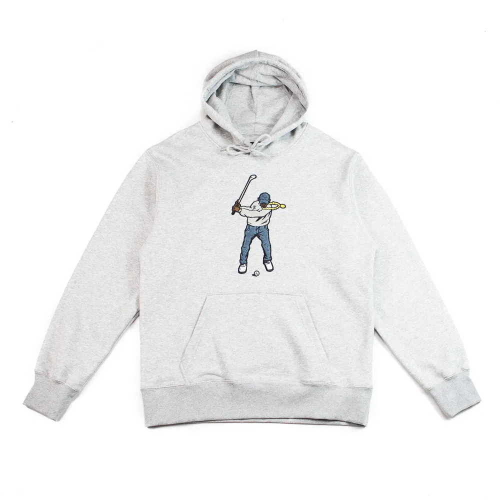 Core Fleece Hoodie Swingman (Heather Grey)