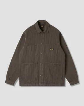 Coverall Jacket (Overdyed Charcoal Hickory)