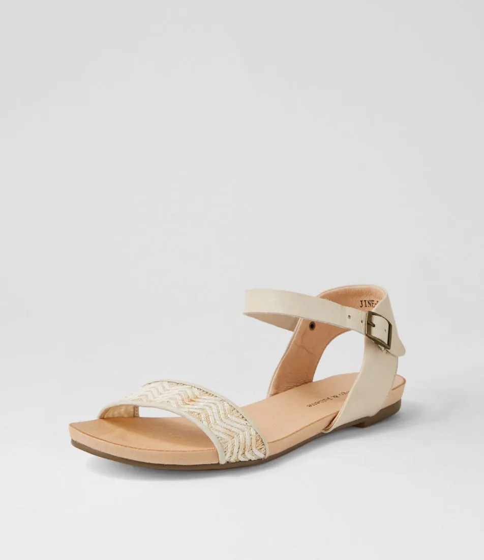 DJANGO & JULIETTE Jine Off White Multi Sandals