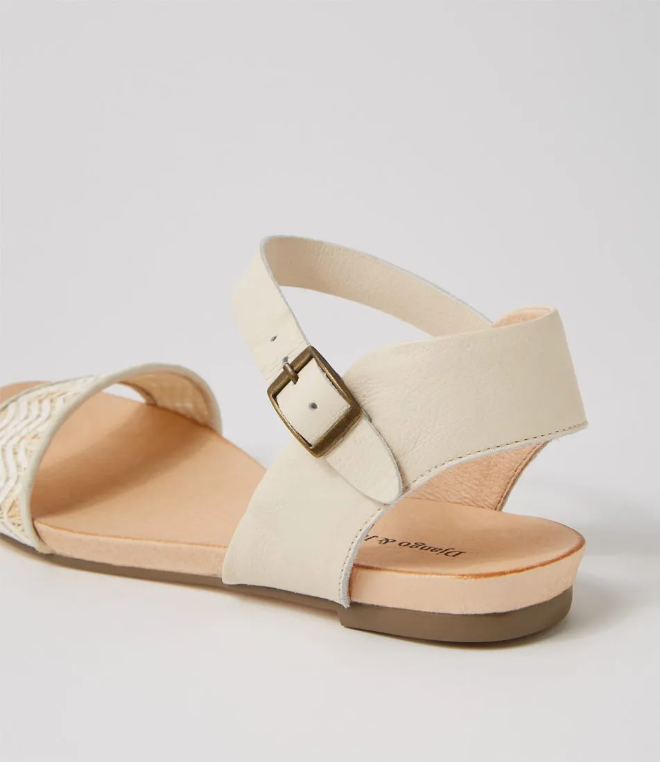 DJANGO & JULIETTE Jine Off White Multi Sandals