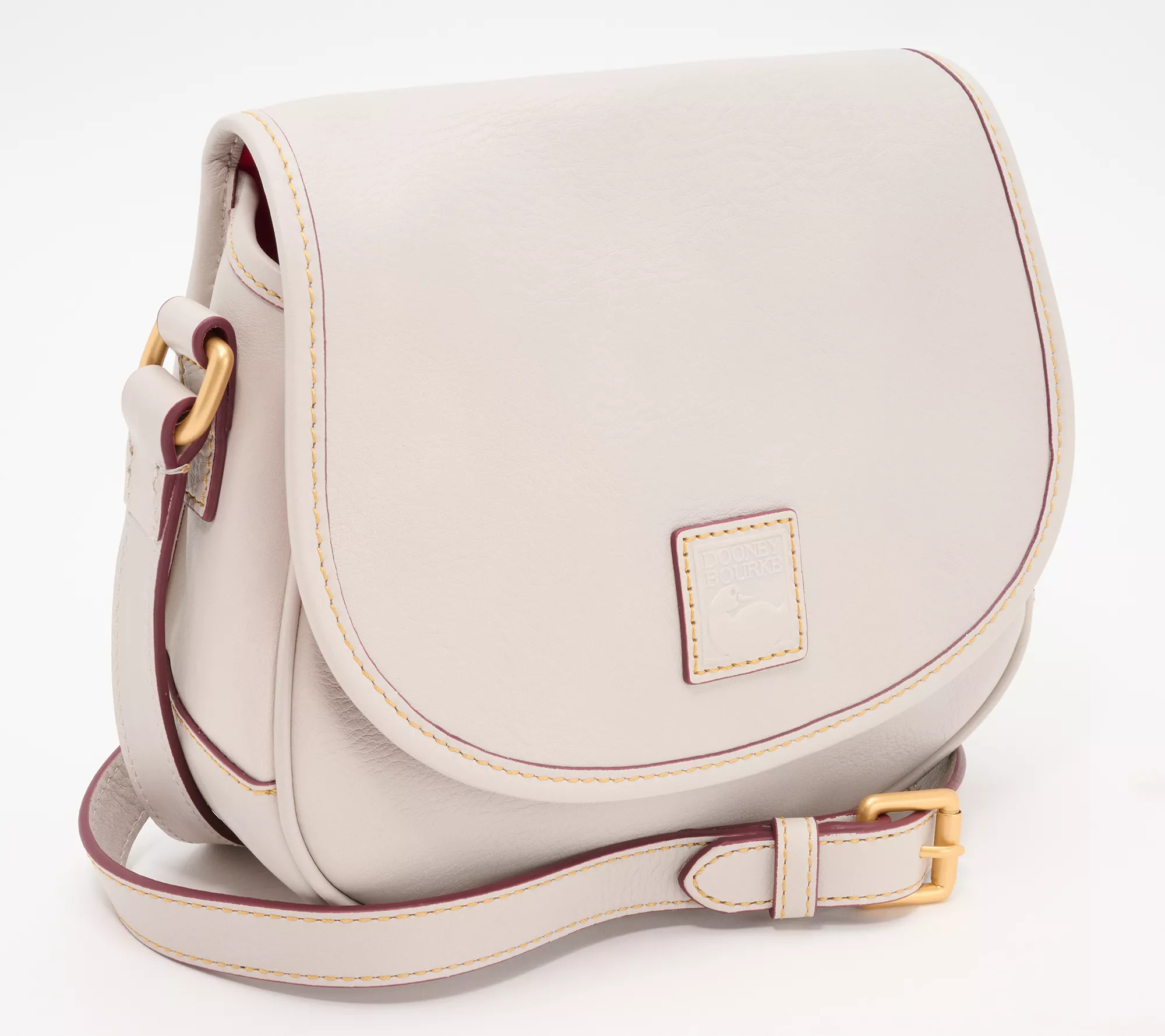 Dooney & Bourke Florentine Leather Saddle Crossbody Bag