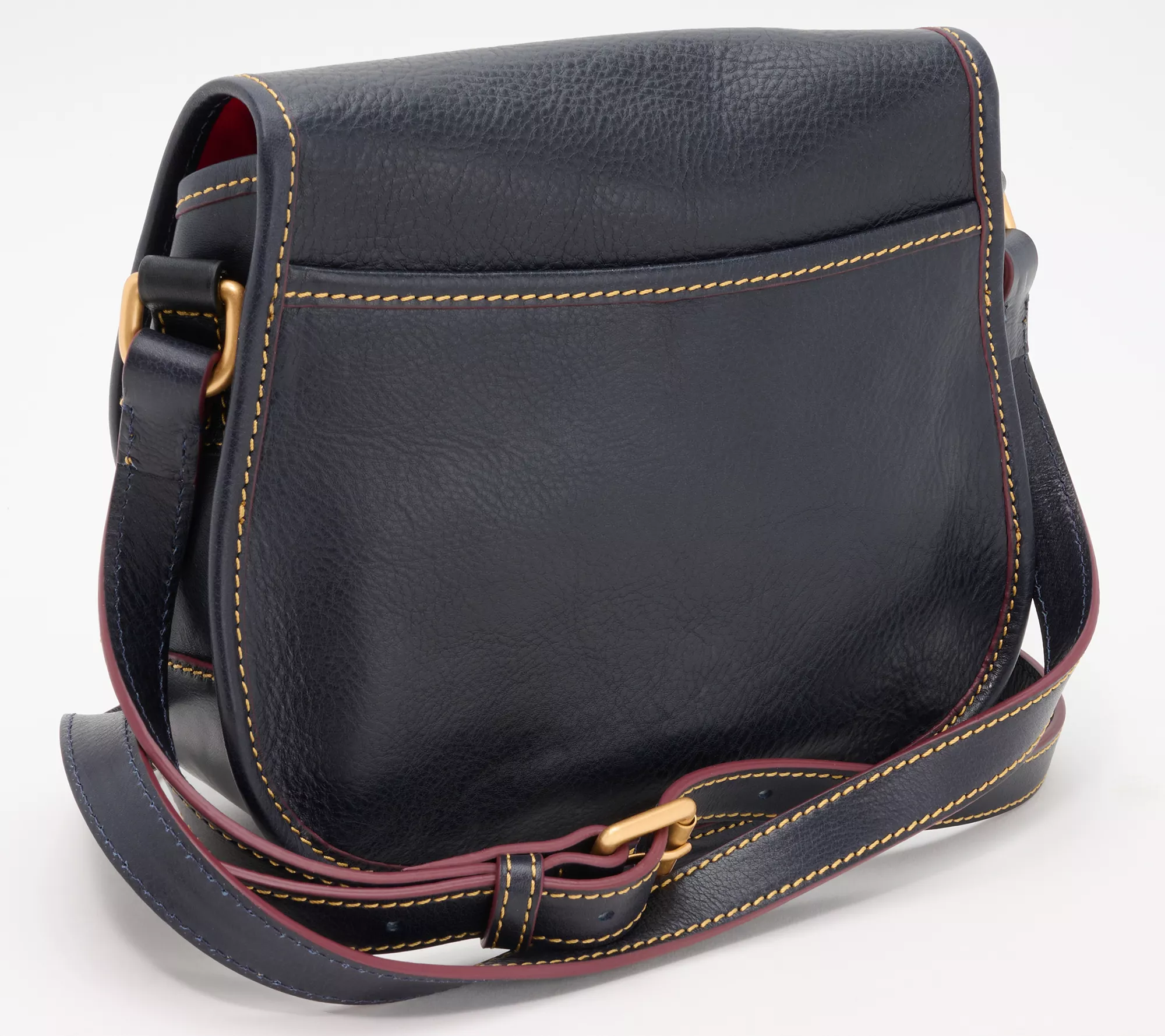 Dooney & Bourke Florentine Leather Saddle Crossbody Bag