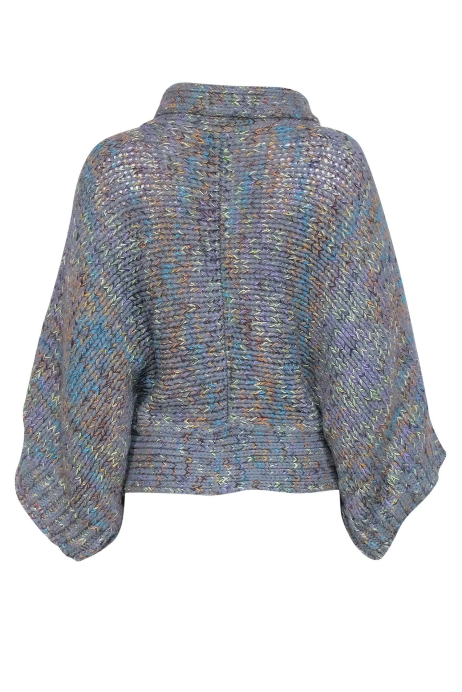 Dries Van Noten - Blue & green Multicolor Mix Knit Cardigan Sz M