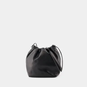 Dumpling Shoulder Bag - Jil Sander - Leather - Black