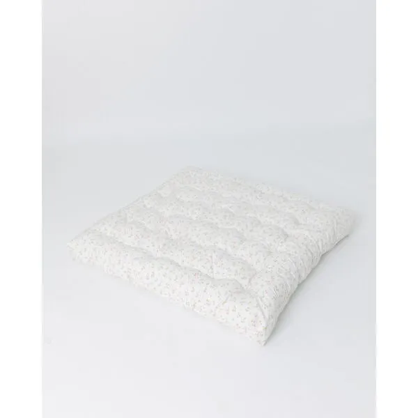 E&E Sadie Play Mattress, White Ditsy/Blush