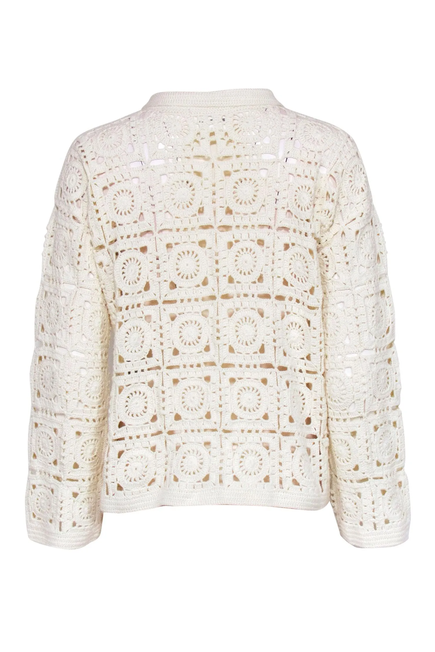 Eleven Six - Ivory Crochet Knit Cardigan Sz XS