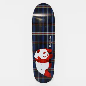 Enjoi Skateboards - 8.75 Shaped Thaynan Costa Plaid Panda Super Sap R7 Skateboard Deck