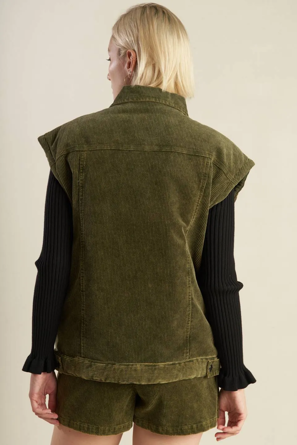 ESCAPING REALITY CORDUROY VEST