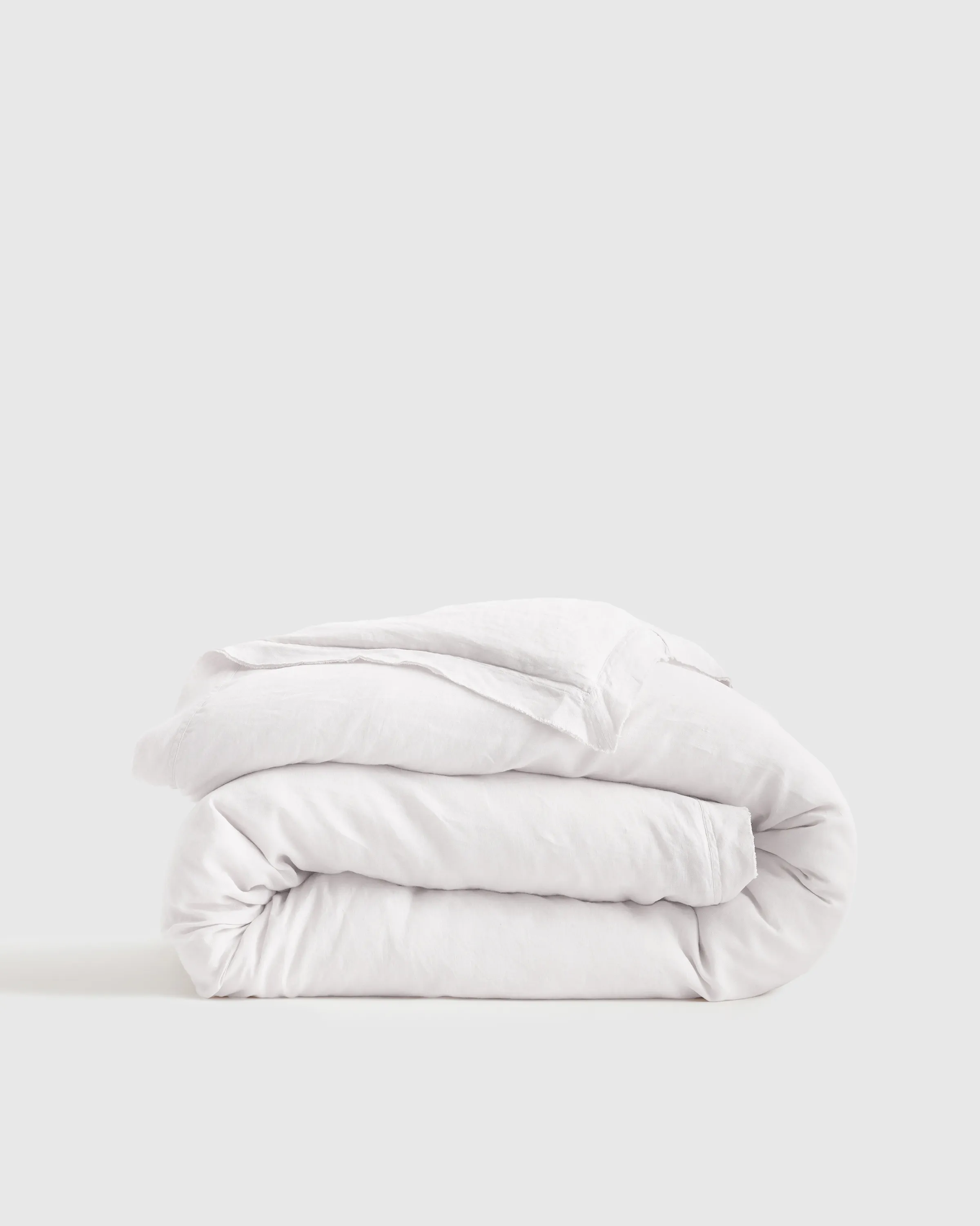 European Linen Double Flange Duvet Cover