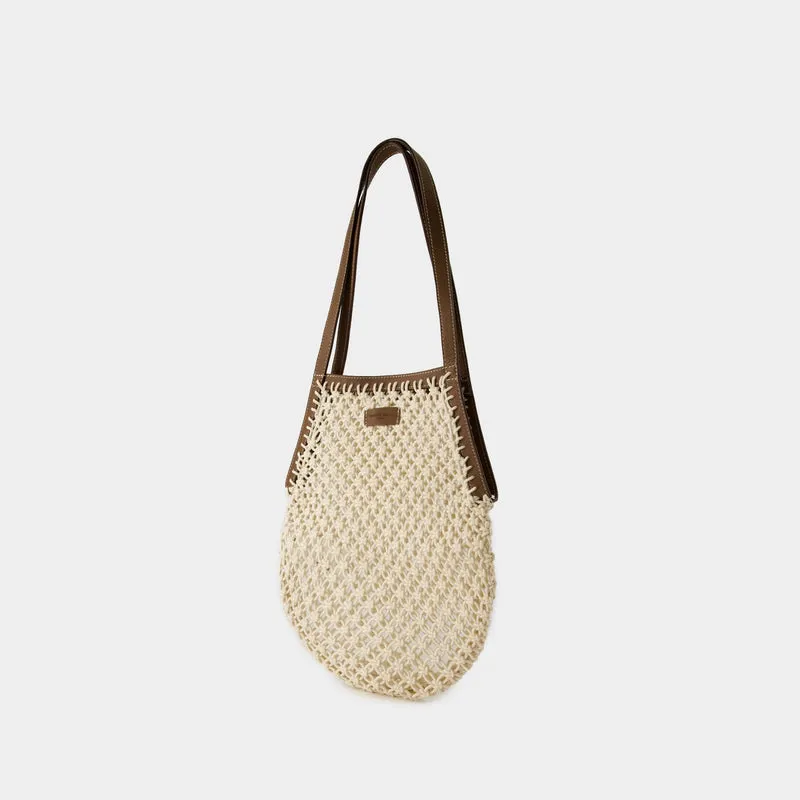 Filet Shoulder Bag - Vanessa Bruno - Cotton - Beige