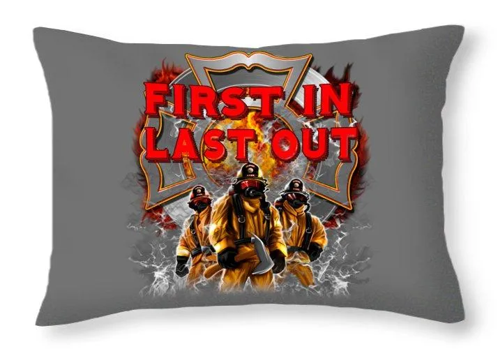 First In Last Out - Throw Pillow