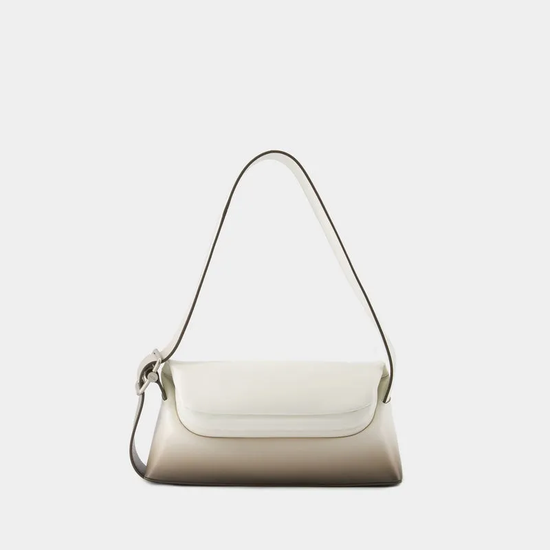 Folder Brot Shoulder Bag - Osoi - Leather - White