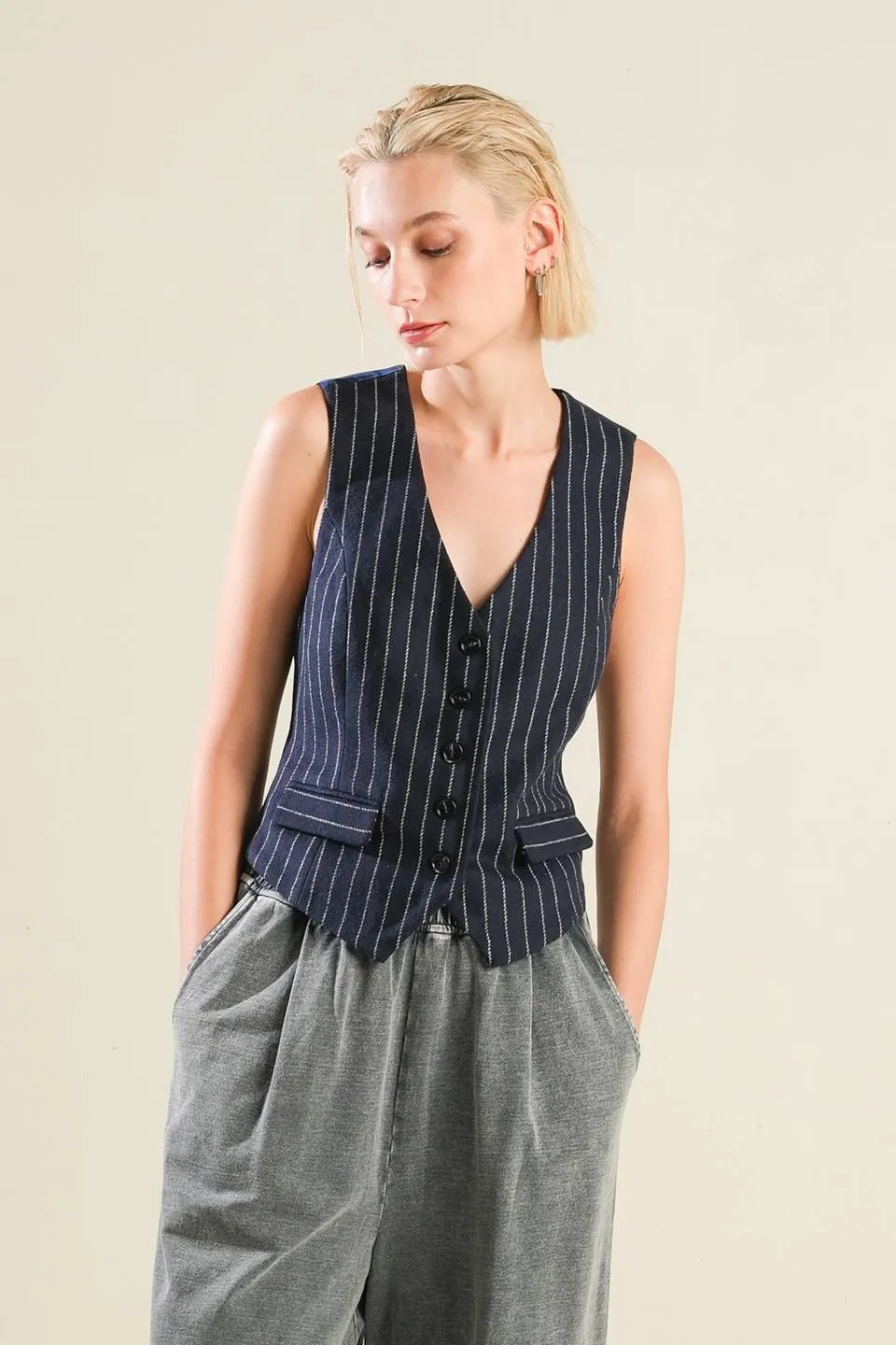 FOREVER CONNECTED WOVEN VEST