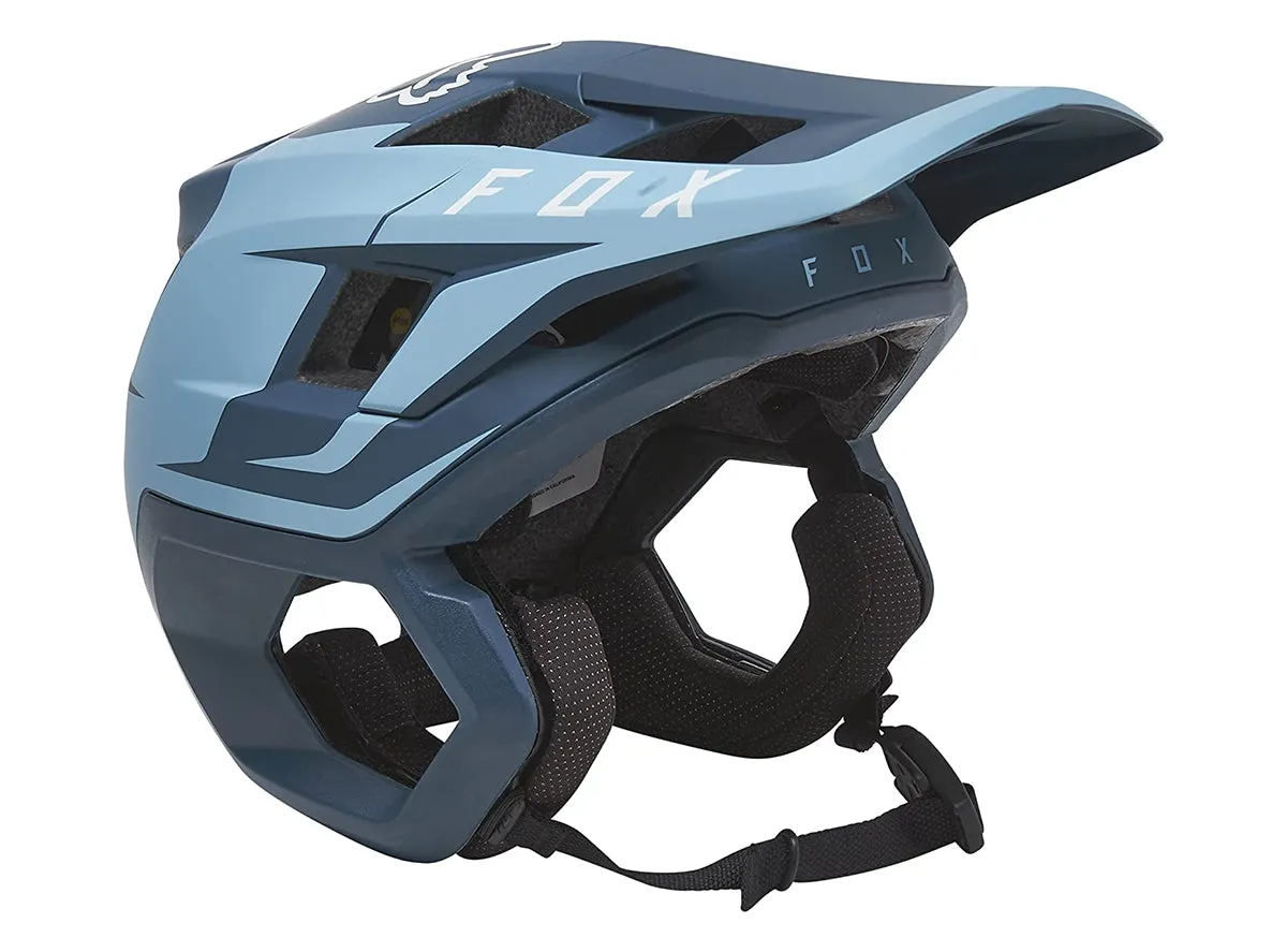 Fox Racing Dropframe Pro MTB Helmet - Sideswipe - Slate Blue - 2021