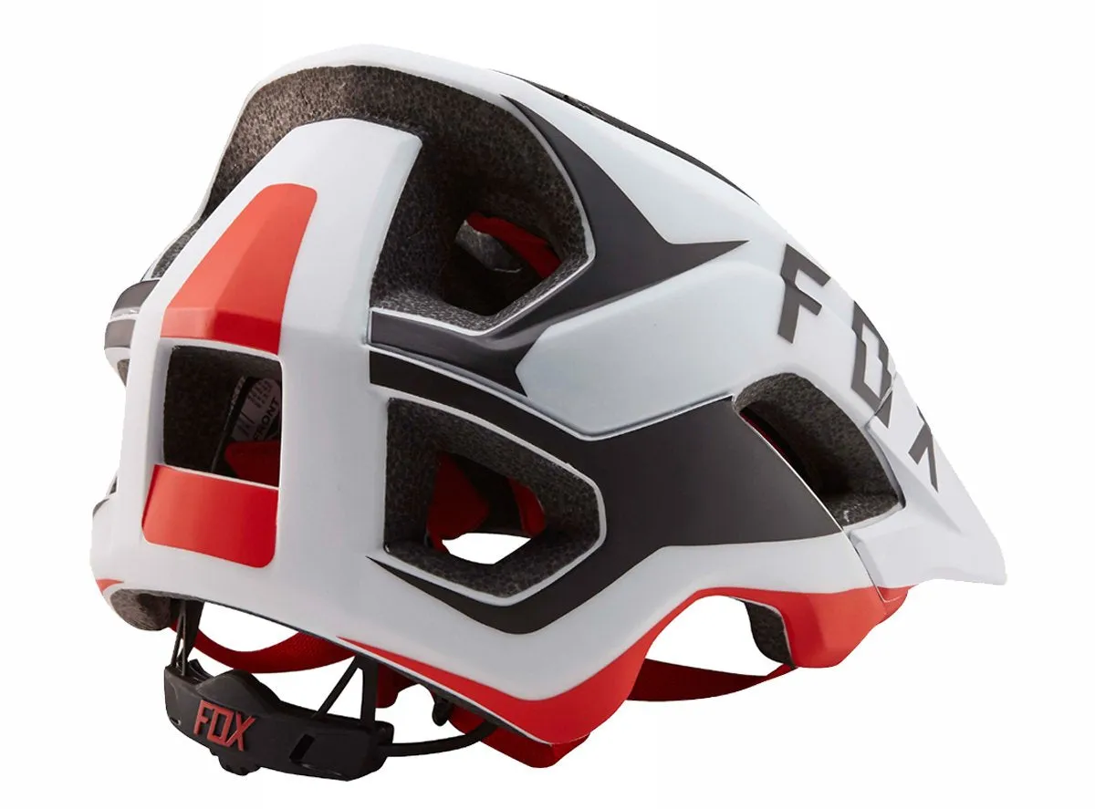 Fox Racing Metah Flow MTB Helmet - White-Black-Red