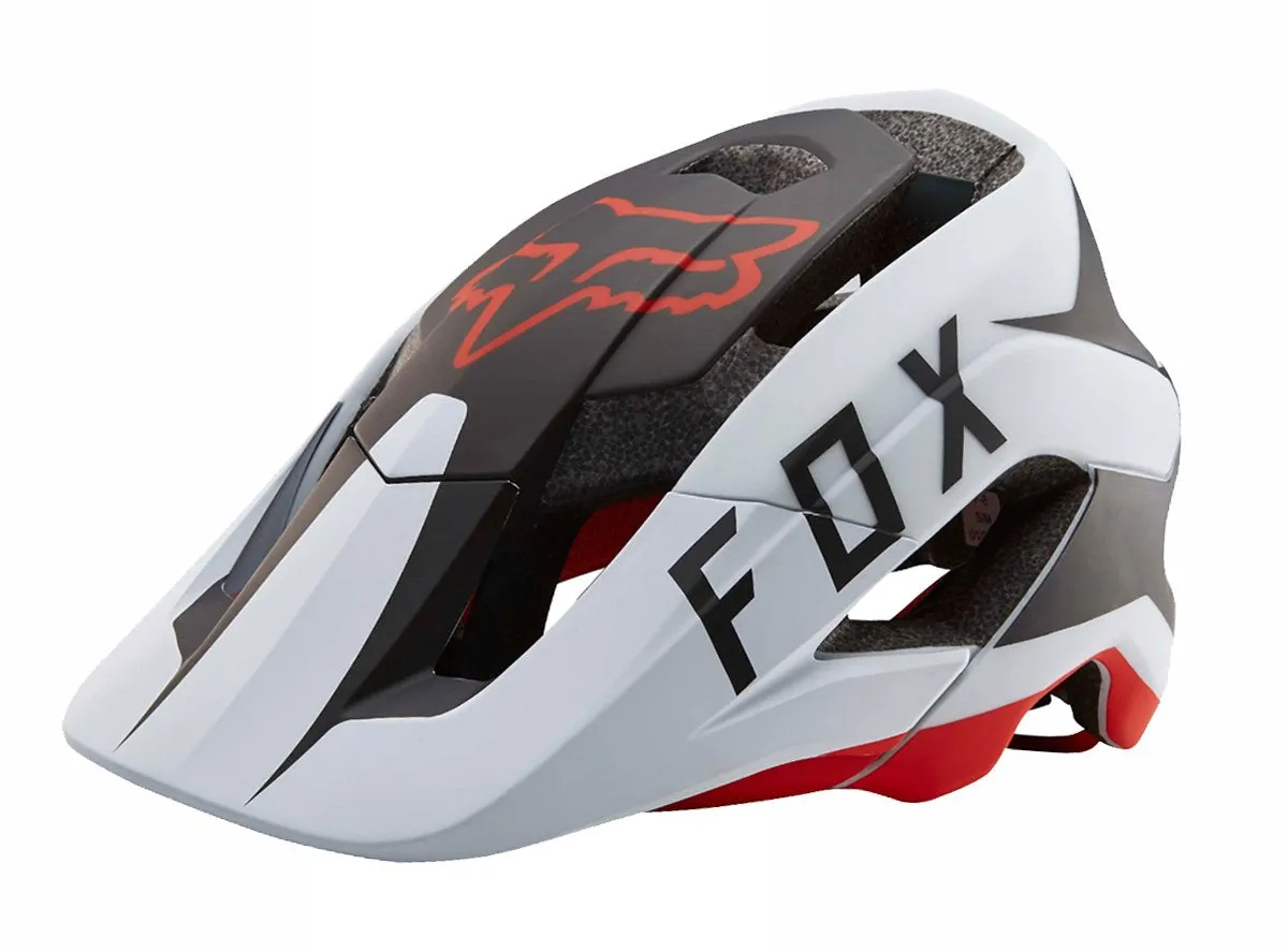 Fox Racing Metah Flow MTB Helmet - White-Black-Red