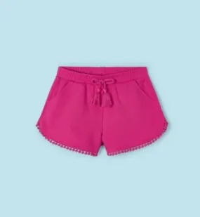 Fuchsia Chenille Shorts