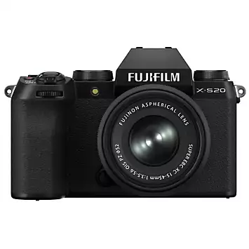 Fujifilm X-S20 Mirrorless Digital Camera with XC15-45mm F3.5-5.6 OIS PZ Lens - Black | Kaleidoscope