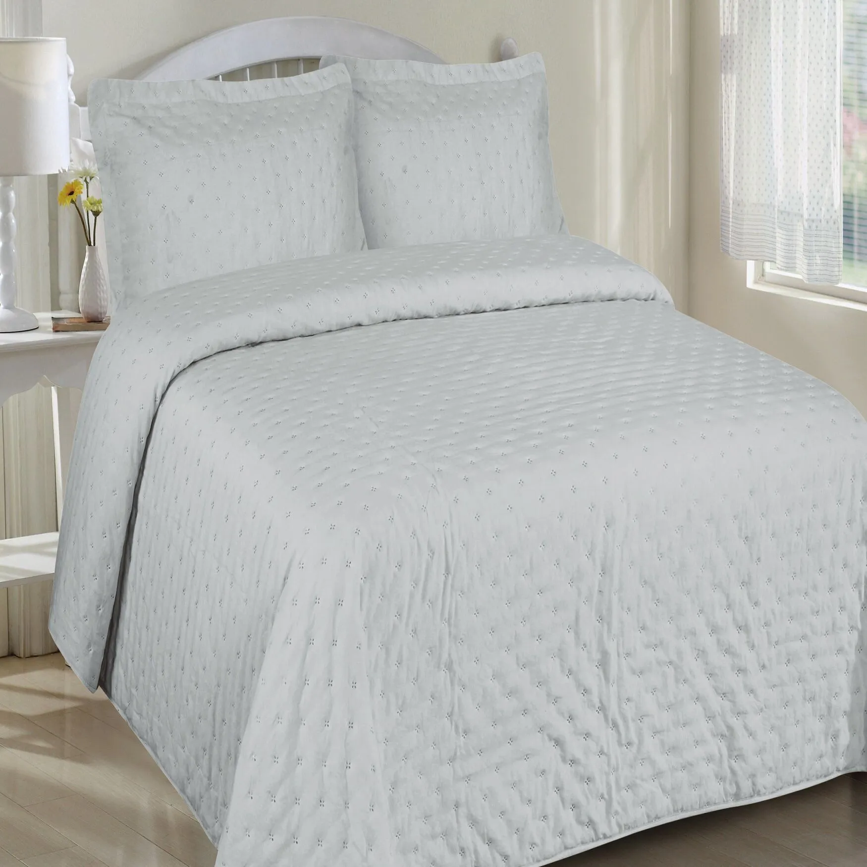 Garment Washed Quilt Set