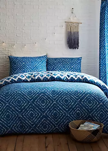 Gaveno Cavailia Indigo Diamonds Blue Duvet Cover Set | Kaleidoscope