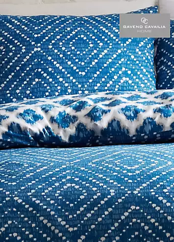 Gaveno Cavailia Indigo Diamonds Blue Duvet Cover Set | Kaleidoscope