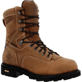 Georgia Boot Men's Brown Logger Round Toe Work Boot GB00122