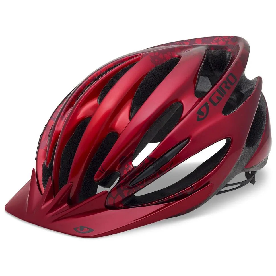 Giro Sapphire XC Helmet - Womens - Ruby Red Lace